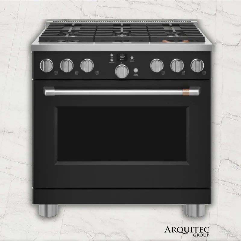 Estufa de piso Range | 36" / 91 cm - Negro - C2Y366P3TD1 - GE Café
