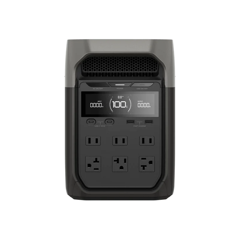 EcoFlow DELTA 3 Portable Power Station | 1800W 1024 Wh
