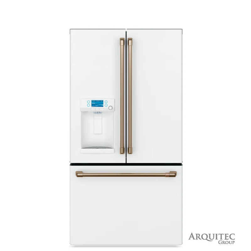 Nevera French door | Blanco Mate - 27.8 Cu. Ft. - CFE28TP4MW2 - GE Café