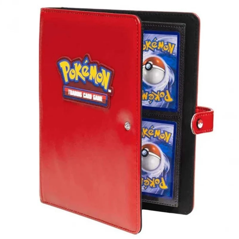 Álbum Premium Pokémon 4 Bolsillos con Cierre Snap – Red