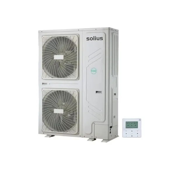 Bomba de Calor Aerotermia SOLIUS AEROBOX INVERTER MAXI R32 · 18–30 kW · Calefacción, Refrigeración y ACS · Alta Eficiencia