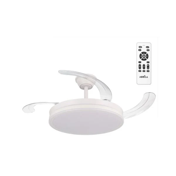Ventilador Techo Escorpion Blanco | Motor DC Silencioso | Función Verano/Invierno | LED Regulable | Ahorro Energético