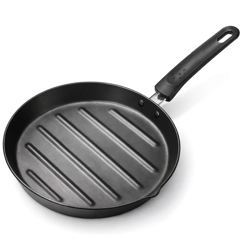 Grill Asador Rayas MARE Inducción Acero Forjado Ø 28 cm Fabricado en España