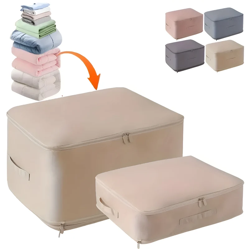 Vacuum Storage Bag with Space Saving Compression for Clothes and Bedding