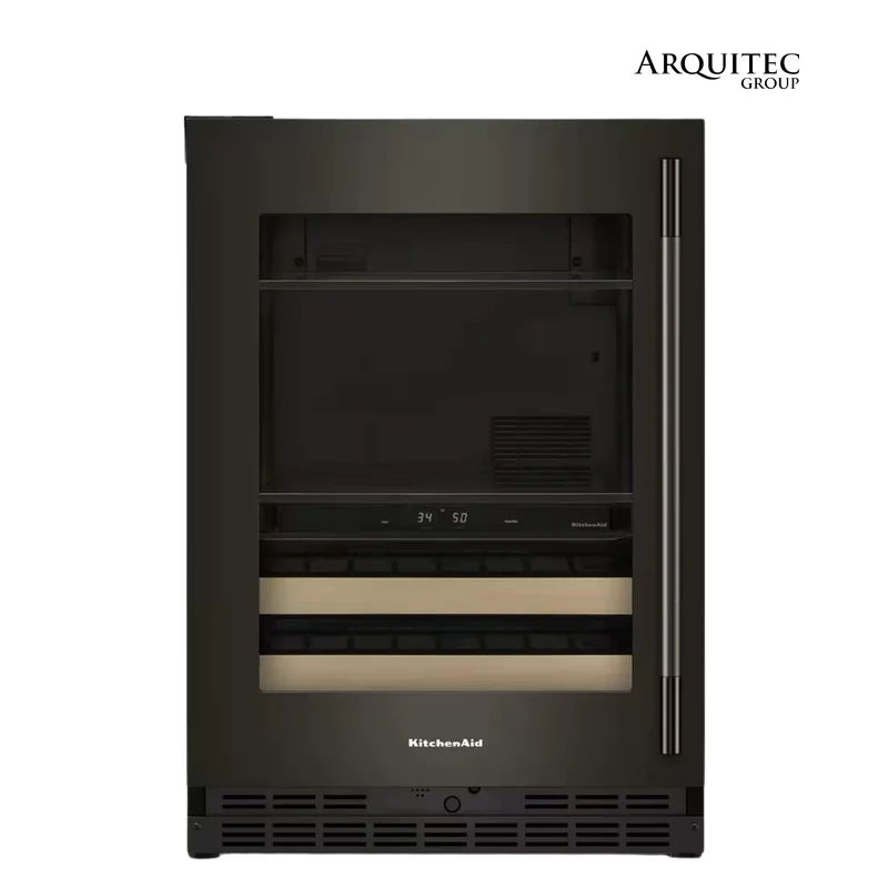 Centro de bebidas Black Ore | 24" / 61 cm - Apertura izquierda - KUBL524SBE - KitchenAid