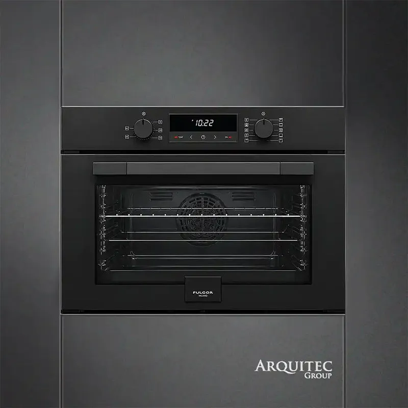Horno Eléctrico Fulgor Milano Multifunción 75 cm 89 L Urbantech Negro Mate FUO 7509 MT MBK
