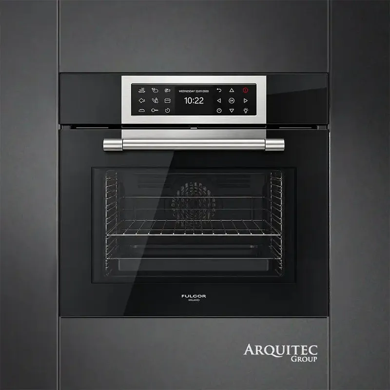 Horno Fulgor Milano Multifunción 60 cm 65 L AirFry Deep Black FCLO 6215 TEM BK