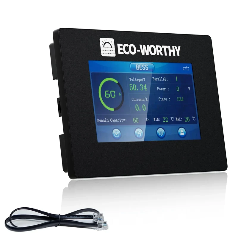 Eco-Worthy ESM100 Battery Monitor for Cubix Series and Wall-Mount Batteries