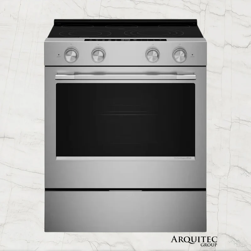 Estufa de Piso Eléctrica | 30" / 76 cm - PrintShield Steel - KSES530SPS - KitchenAid