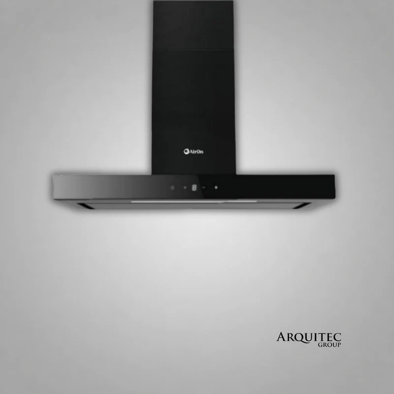 Campana de Isla Acero Mate black 90 cm -3488MB290- Airon