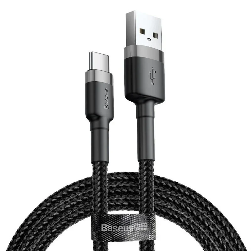 USB - Cable USB-C 3m Baseus Cafule CATKLF-UG1 Cable de carga rápida 2A para carga rápida.