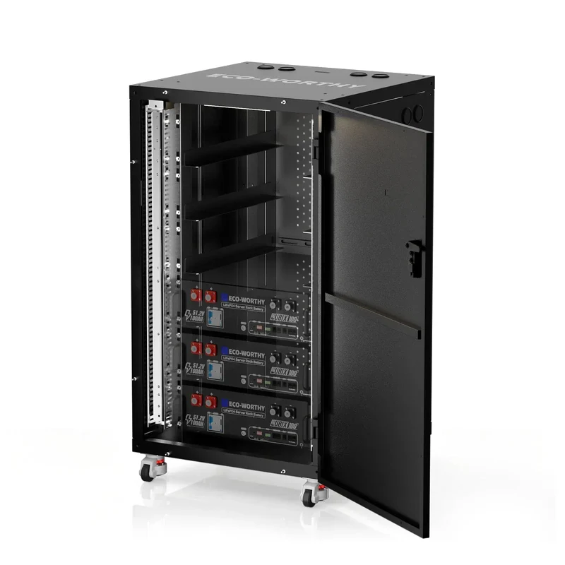 Eco-worthy Rack6 V3 Enclosed Energy Storage Rack with 600A Busbar - In Store Offer Only