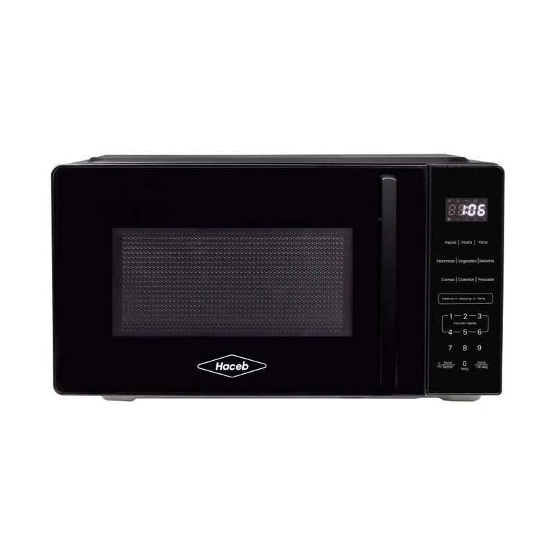 Horno Microondas Haceb 0.7 20L Con Manija, Negro