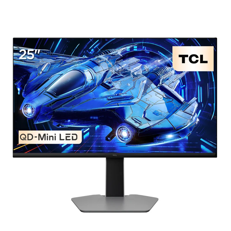 Monitor TCL Gamer 25" Pulgadas g64 FHD Miniled, Negro
