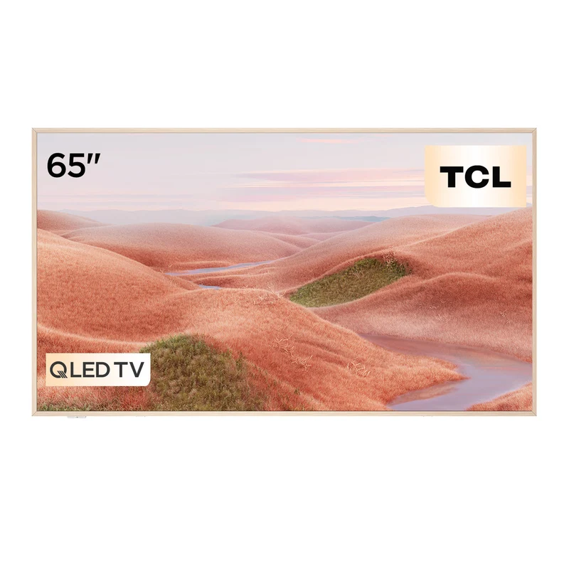 Televisor TCL 65" Pulgadas 165 cm 65A300W 4K-UHD QLED, Blanco