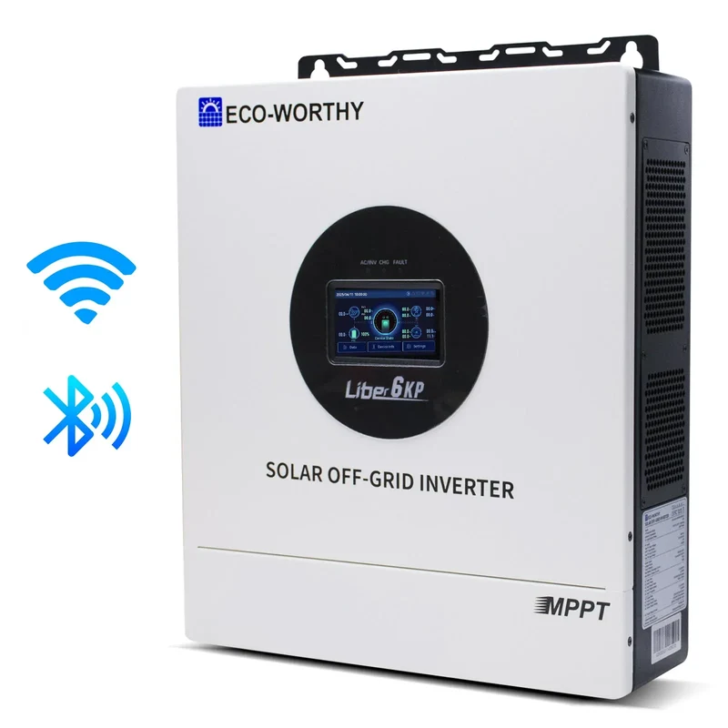 Eco-Worthy 6KW 48V Solar Off-grid Split-phase AIO Inverter- In-Store Offer Only