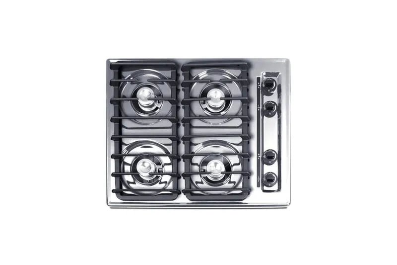 Summit ZNL033I | 24" Wide 4-Burner Gas Cooktop