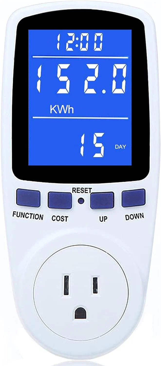 Upgraded Watt Power Meter Plug Home Electrical Usage Monitor Consumption