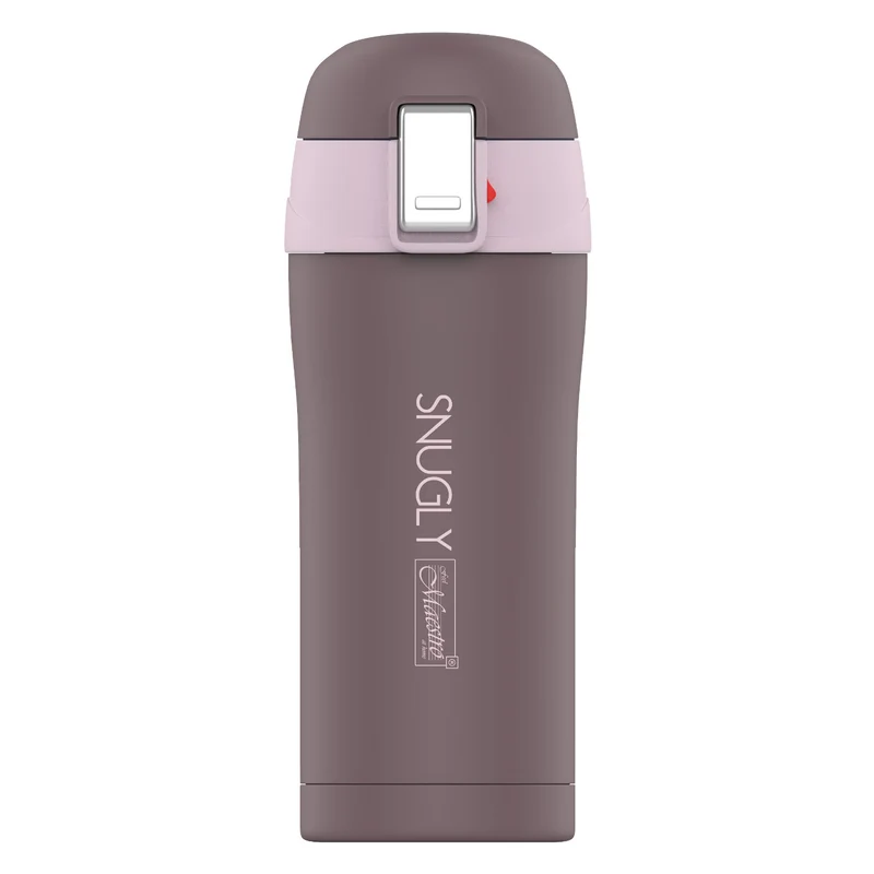 Taza térmica Snugly taza de café termo de acero inoxidable aislado para bebidas calientes o frías (300ml, Marrón)