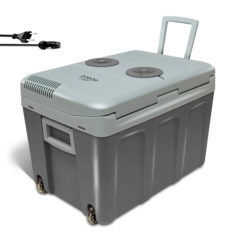 Nevera briebe Camp Portátil Eléctrica de Viaje Camping 40L Gris