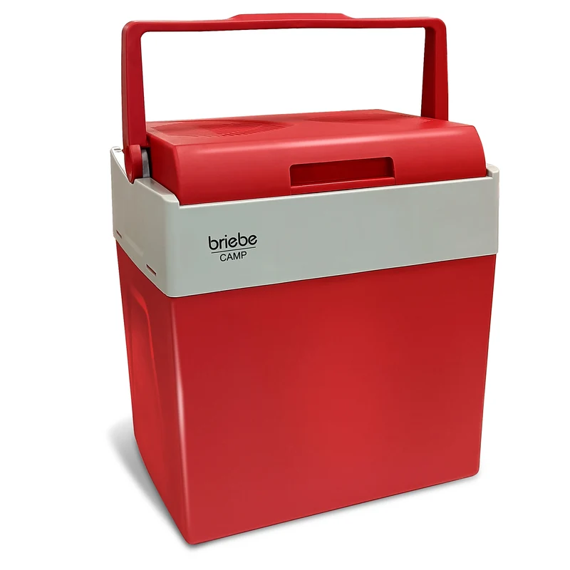 Nevera briebe Camp Portátil Eléctrica de Viaje Camping 28L Roja