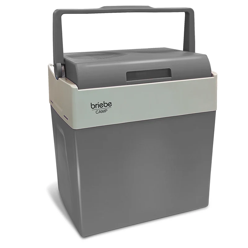 Nevera briebe Camp Portátil Eléctrica de Viaje Camping 28L Gris