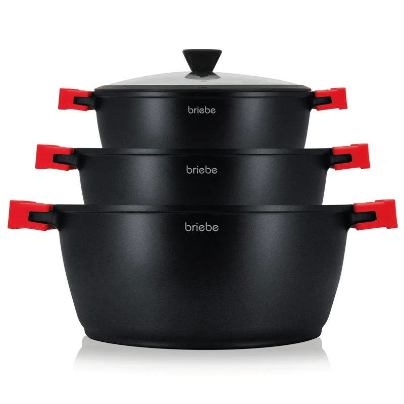 Batería Cocina Black Titanium Ø 16-20-24 cm