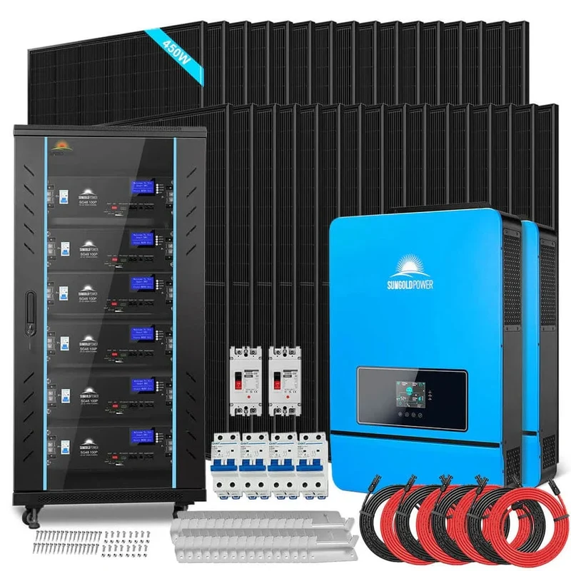 SunGoldPower SGR-20K30E | 20KW Off Grid Solar Kit |48VDC | 120V/240V