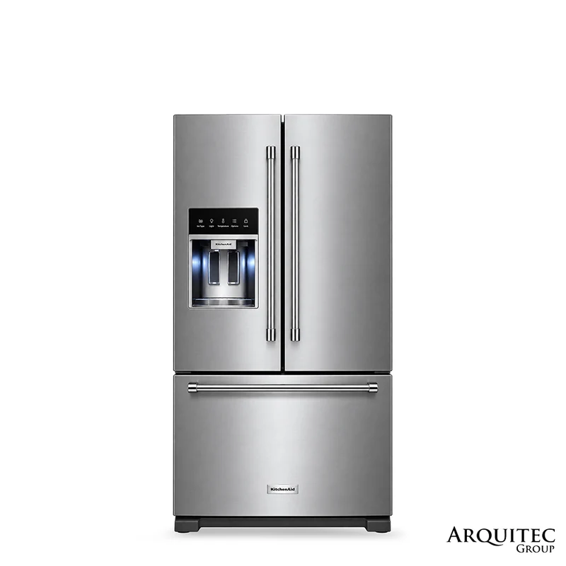 Refrigerador 36" / 91 cm | French Door - Extra-Capacidad - 26.8 Cu. Ft. - KRFF577KPS - KitchenAid