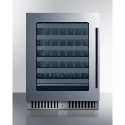 Summit SDHW2442LHD 24" Wide Built-In Wine Cellar