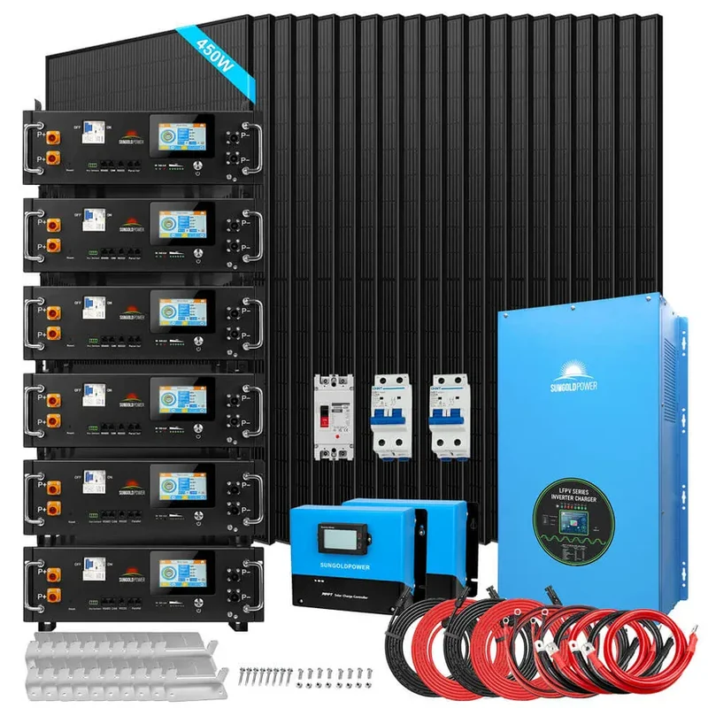 SunGoldPower SGR-15K20E | 15KW Off-Grid Solar Kit | 48VDC | 120V/240V