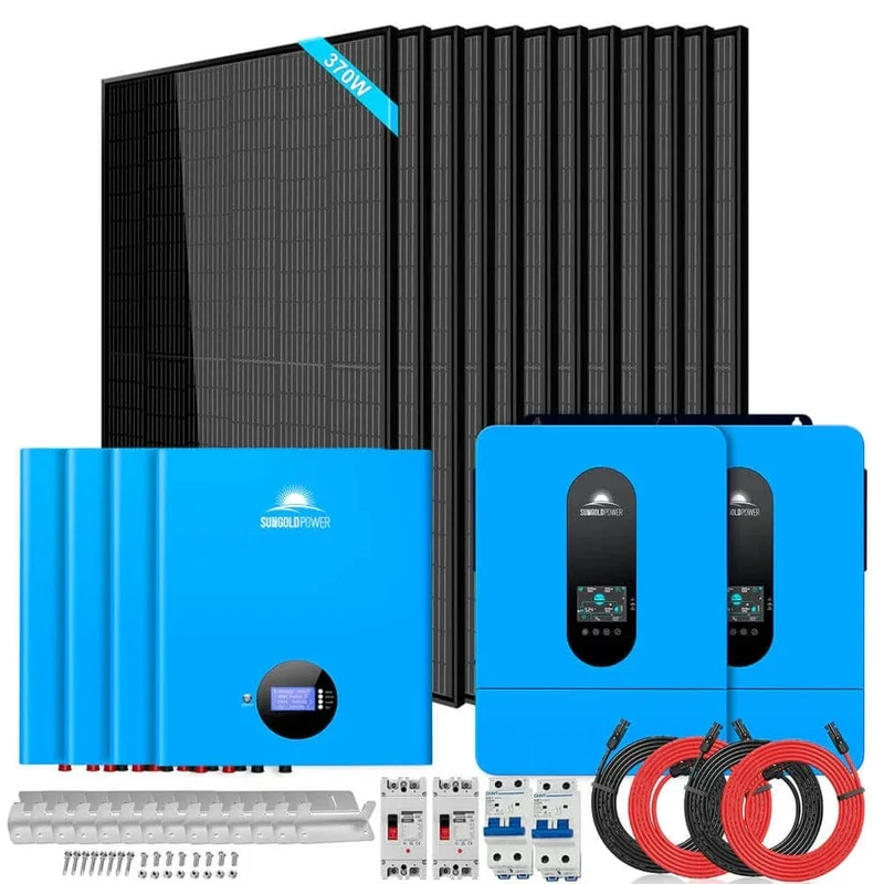 SunGoldPower SGM-1320M | 13KW Off-Grid Solar Kit | 48VDC | 120VAC/240V