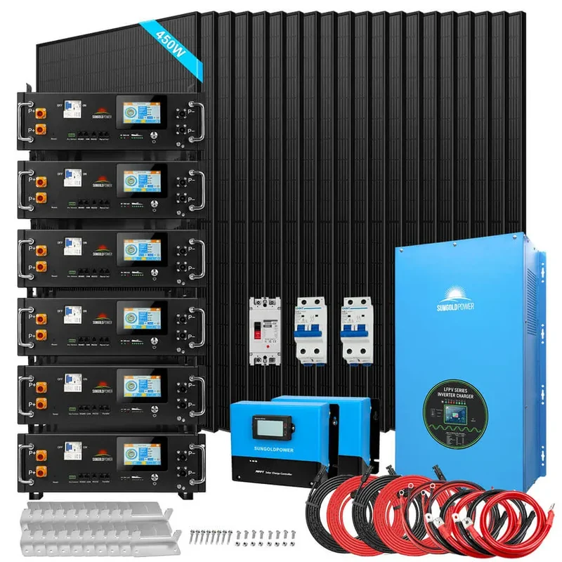 SunGoldPower SGR-18K20E | 18KW Off-Grid Solar Kit | 48VDC | 120V/240V
