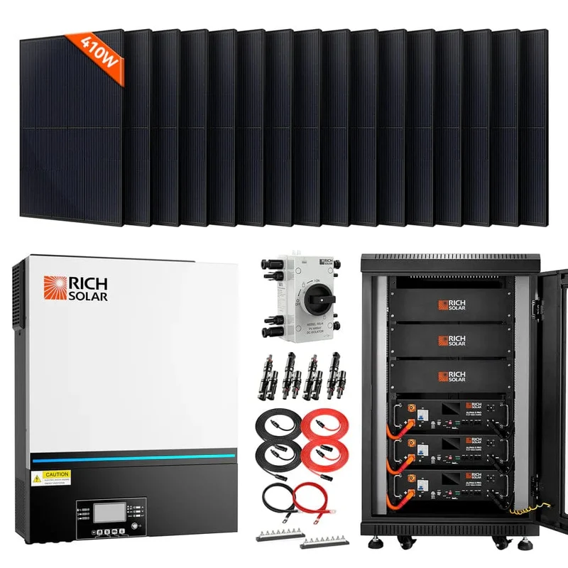 Rich Solar Off-Grid Solar Kit RS-H6548 | 8000W PV Input 48V 120VAC Output