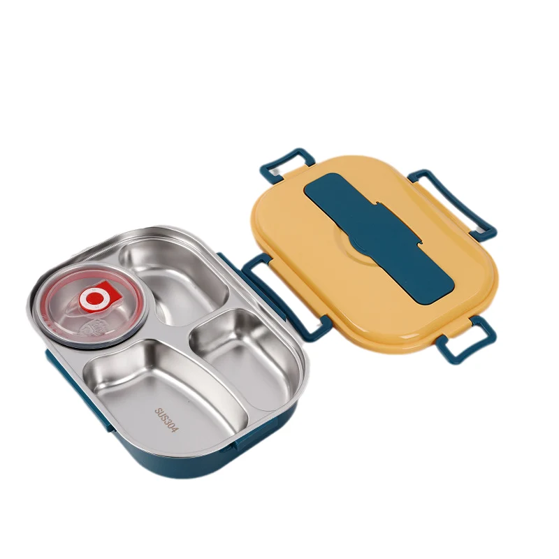 Portable lunchbox with compartments for meals