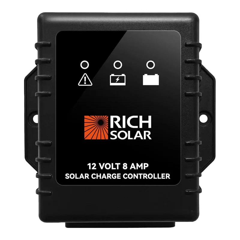 Rich Solar BRAVO Waterproof 8 | 8 Amp Waterproof PWM Solar Charge Controller
