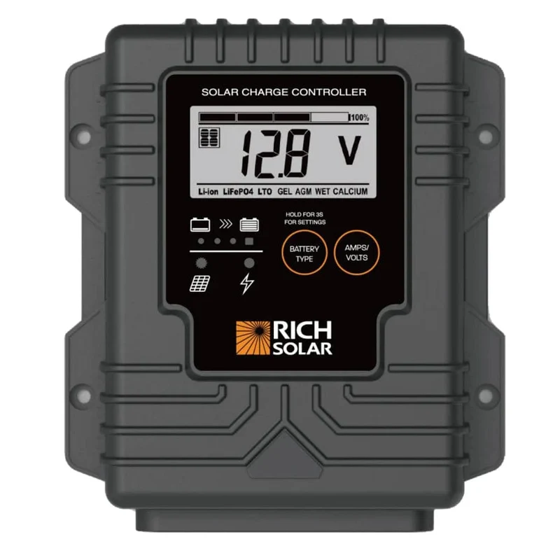 Rich Solar BRAVO Waterproof 20 | 20 Amp Waterproof PWM Solar Charge Controller