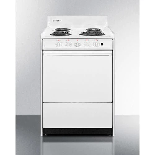 Summit 24" Wide Electric Coil Top Range WEM6171Q