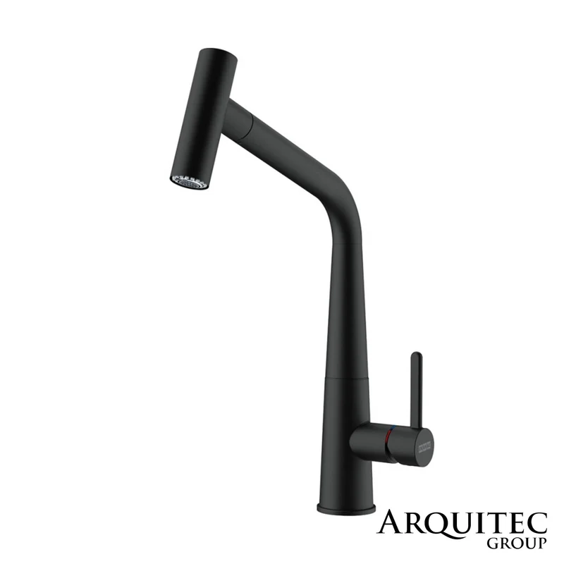 Grifo mezclador Extraíble Icon Doccia Black Matt - 1150625190 - Franke