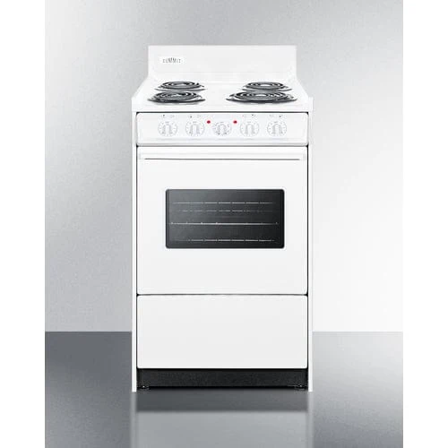 Summit 20" Wide Electric Coil Top Range WEM110W