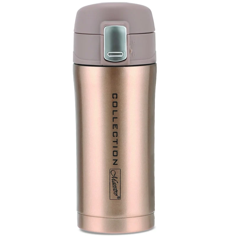Taza térmica de acero inoxidable 0.45L Maestro MR1641 dorado