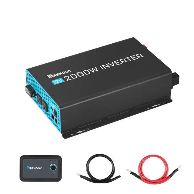 Renogy 2000W 12V Pure Sine Wave Solar Inverter with Power Saving Mode