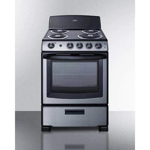 Summit PROEL24SS 24" Wide Electric Coil Range
