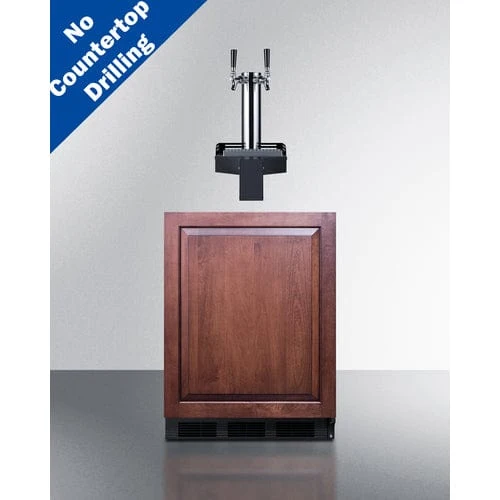 Summit SBC58BLIFFLTWADA 24" Wide Built-In Floating Tap Beer Kegerator| ADA