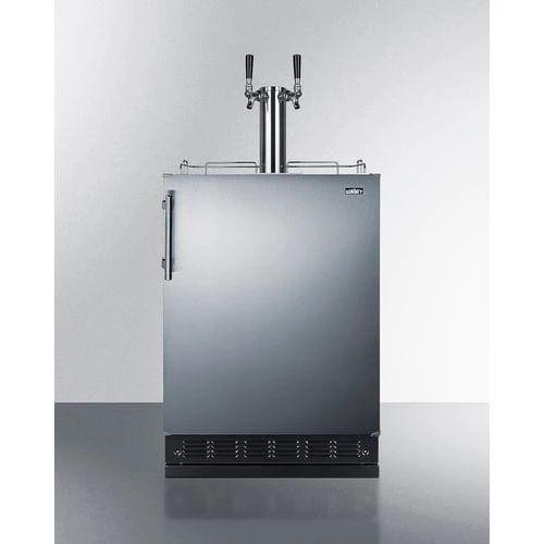 Summit SBC7BRSWK2 24" Wide Wine Kegerator