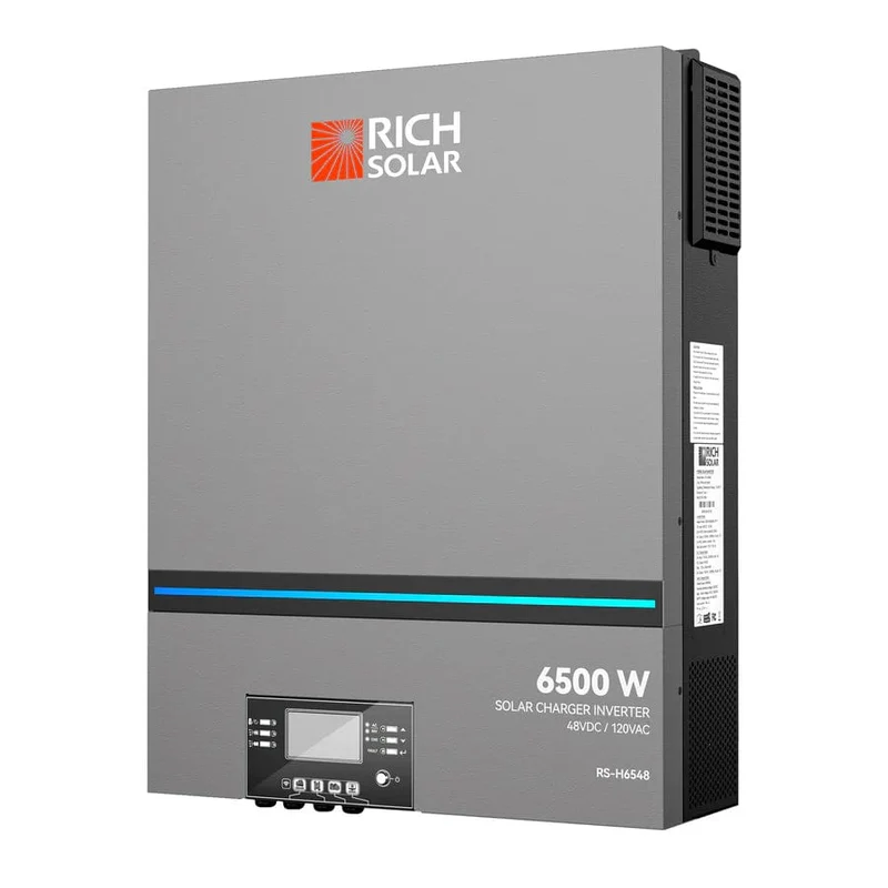 Rick Solar NOVA 6K | 6500 Watt (6.5kW) 48 Volt Off-Grid Hybrid Solar Inverter