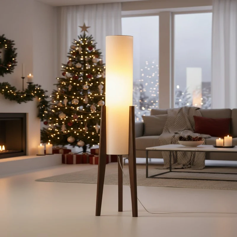 Modern Floor Lamp with Adjustable LED Lighting