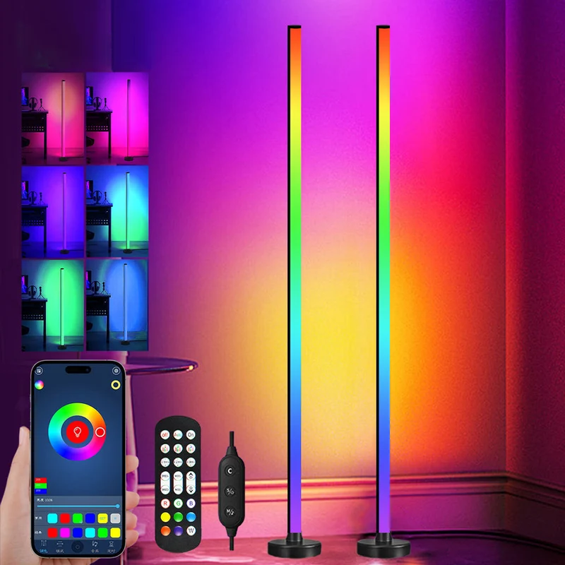 Floor Lamp with Color Changing and App Control