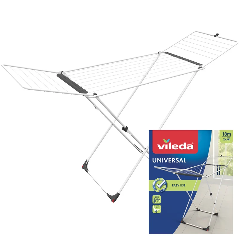 Vileda Universal rueda plegable secadora de ropa 18m