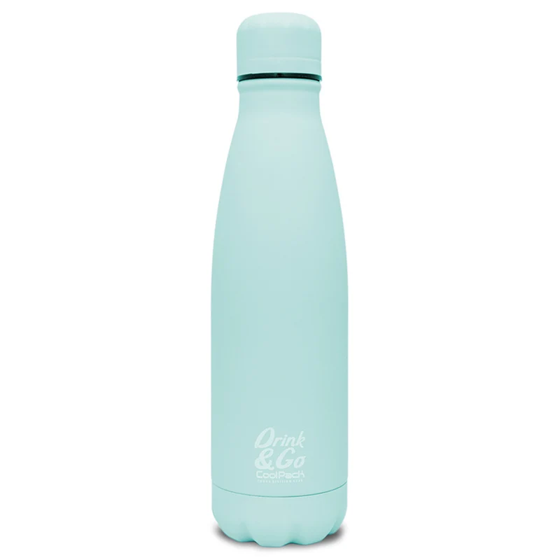 Coolpack Botella térmica, 0,5L, Acero inoxidable, Color menta, Drink & Go Z04645